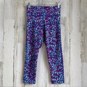 Vineyard Vines School Of Whales Performance Cropped Leggings Size XS